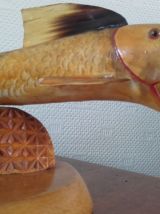 Lampe en forme de poisson vintage