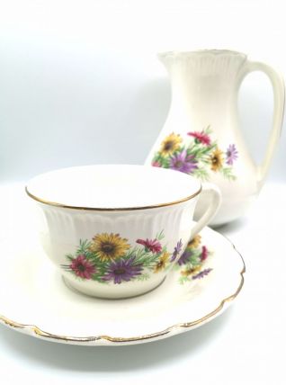 Tasse et carafe sarreguemine Digoin
