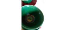 9 tasses et sous tasses vintage en faïence