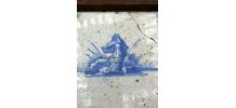 Azulejo monté sur cadre