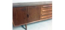 Enfilade vintage scandinave teck années 60 2 mètre