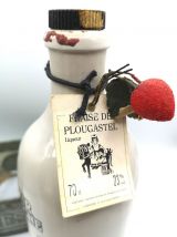 Bouteille en ceramique vide liqueur fraise de plougastel