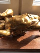 Angelot en bois doré 