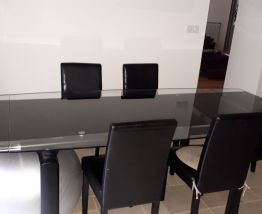 table en verre cuisine 10 personnes