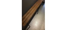 Tres joli banc ecolier vintage  Longueur  2m largeur 27cm h 