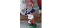 Nain en plastique dur maillot de l'équipe de France 1998