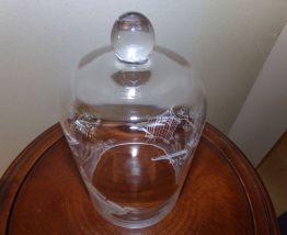 cloche en verre ancienne