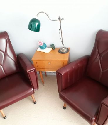 Paire de fauteuil vintage