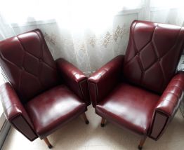 Paire de fauteuil vintage