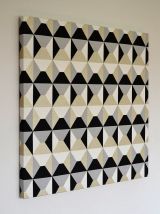 Tableau tissu décoratif Trapézio 70 x 70 cm