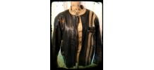Blouson en cuir vintage SEGURA