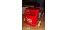 Ancien jouet camion en bois