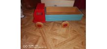 Ancien jouet camion en bois