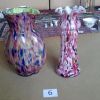 2 vases en verre