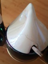 Ensemble saliere poivriere et pot à moutarde vintage