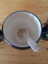 Ensemble saliere poivriere et pot à moutarde vintage