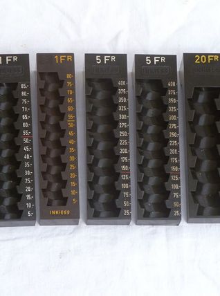 Supports de rangement pour pièces de monnaies  Inkiess