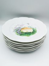 Assiettes à fromage CNP lierre sauvage
