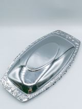 Petit plat en inox gravé