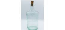 Bouteille en verre moulée homme