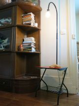 Lampadaire porte revue liseuse formica 60s 70s