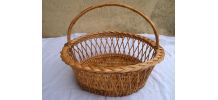 Panier en rotin vintage