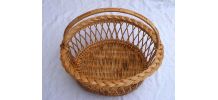 Panier en rotin vintage