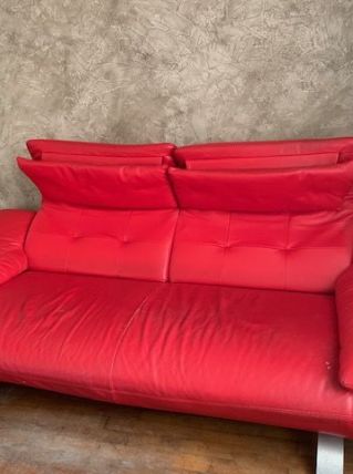 1 canapé en cuir 