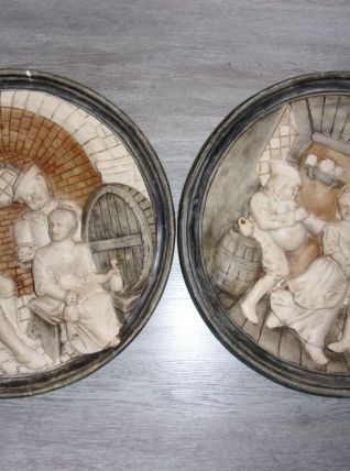 ASSIETTES MURALES ANCIENNES