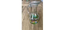 Carafe et 6 verres schtroumpfs