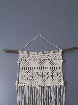 Macrame mural fait main