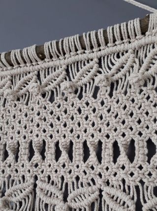 Macrame mural fait main
