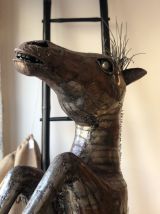 cheval en metal 