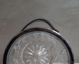 seau a glace chrome en belle etat 13x11 envoi possible