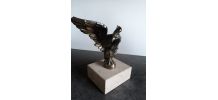 Presse papier Aigle Royal en régule patine bronze