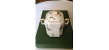 SUCRIER en PORCELAINE VERMONT FRERES XIXe