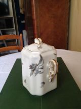 SUCRIER en PORCELAINE VERMONT FRERES XIXe