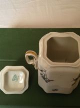 SUCRIER en PORCELAINE VERMONT FRERES XIXe