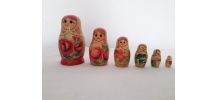 6 Poupées russes - Matriochka - Gigognes
