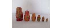 6 Poupées russes - Matriochka - Gigognes