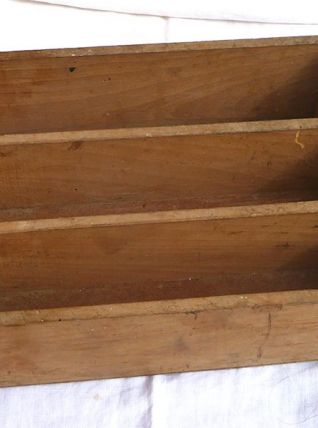 casier d'atelier en bois  , ancien