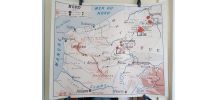carte géographique scolaire Rossignol des années 50 