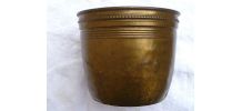 cache-pot  ancien  en metal  type  laiton