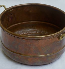jardiniere, cache-pot en cuivre, ancien