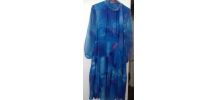 robe bleue marque verena   vintage