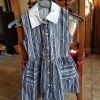 Robe cole blanc