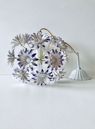 Suspension luminare vintage bouquet de fleurs