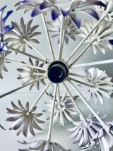 Suspension luminare vintage bouquet de fleurs