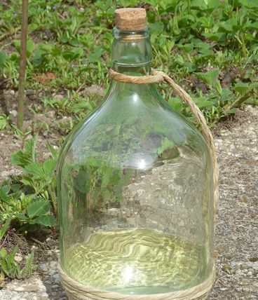 dame jeanne en verre