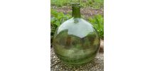 dame jeanne en verre , vintage